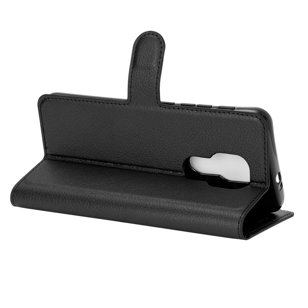 Coque portefeuille Motorola Moto G9 Play, Noir