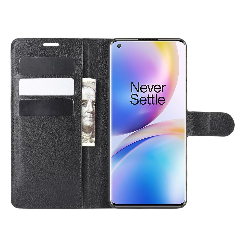 Coque portefeuille  OnePlus 8 Pro, Noir