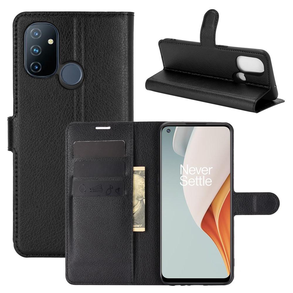 Coque portefeuille OnePlus Nord N100 Noir