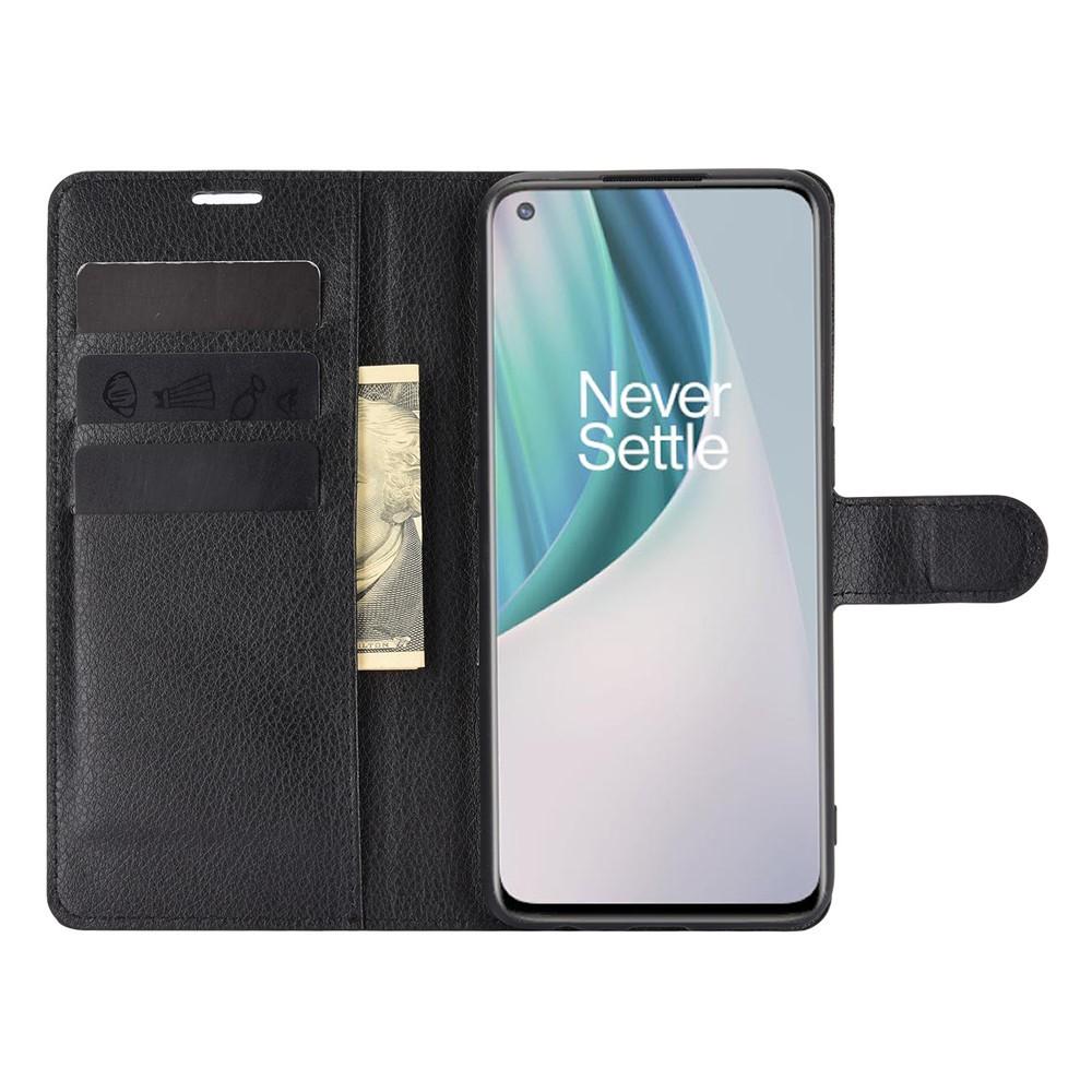 Coque portefeuille  OnePlus Nord N10 5G, Noir