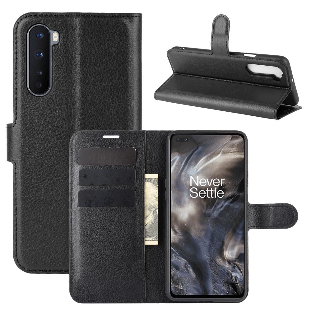 Coque portefeuille OnePlus Nord Noir