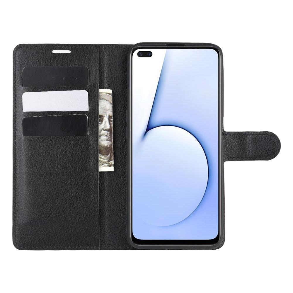 Coque portefeuille Realme X3 SuperZoom/X50 5G, Noir