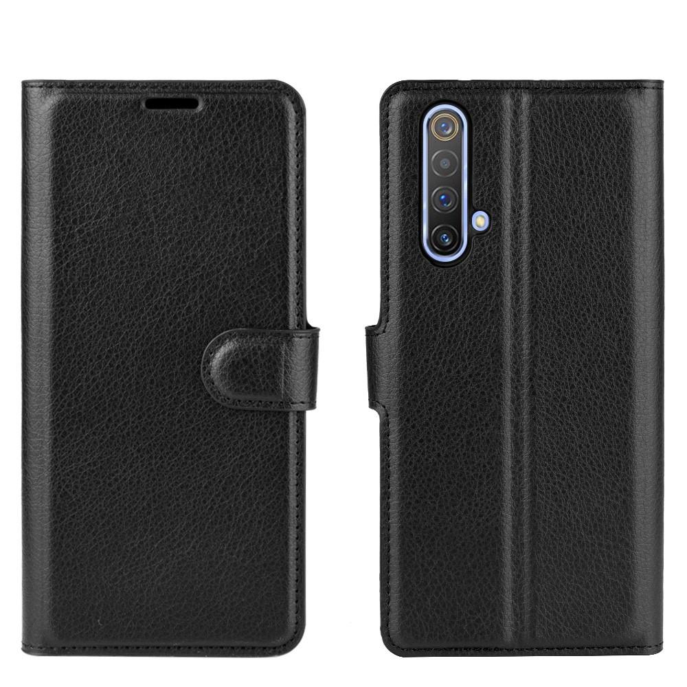 Coque portefeuille Realme X3 SuperZoom/X50 5G, Noir
