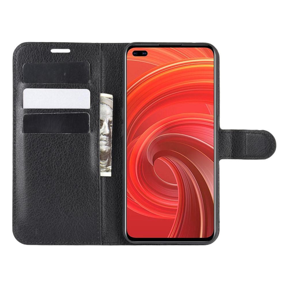 Coque portefeuille Realme X50 Pro 5G, Noir