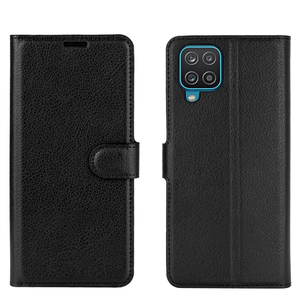 Coque portefeuille Samsung Galaxy A12 5G, Noir