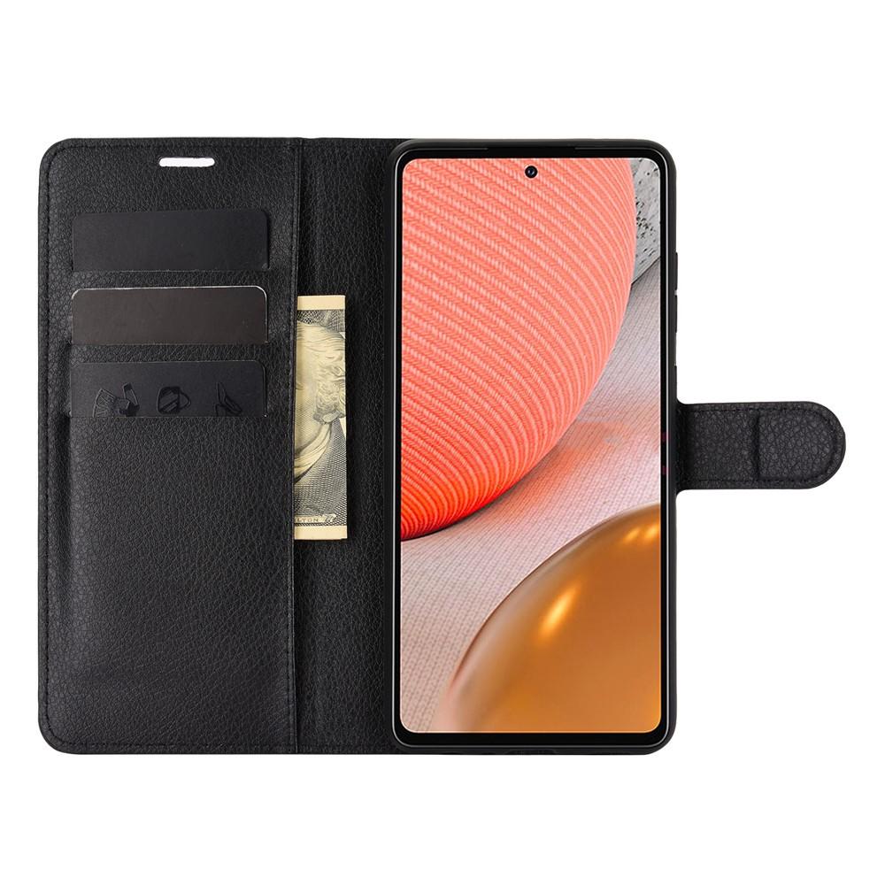 Coque portefeuille Samsung Galaxy A72 5G, Noir