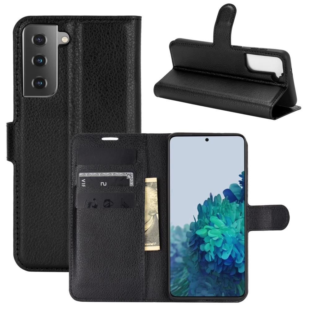 Coque portefeuille Samsung Galaxy S21 Plus, Noir
