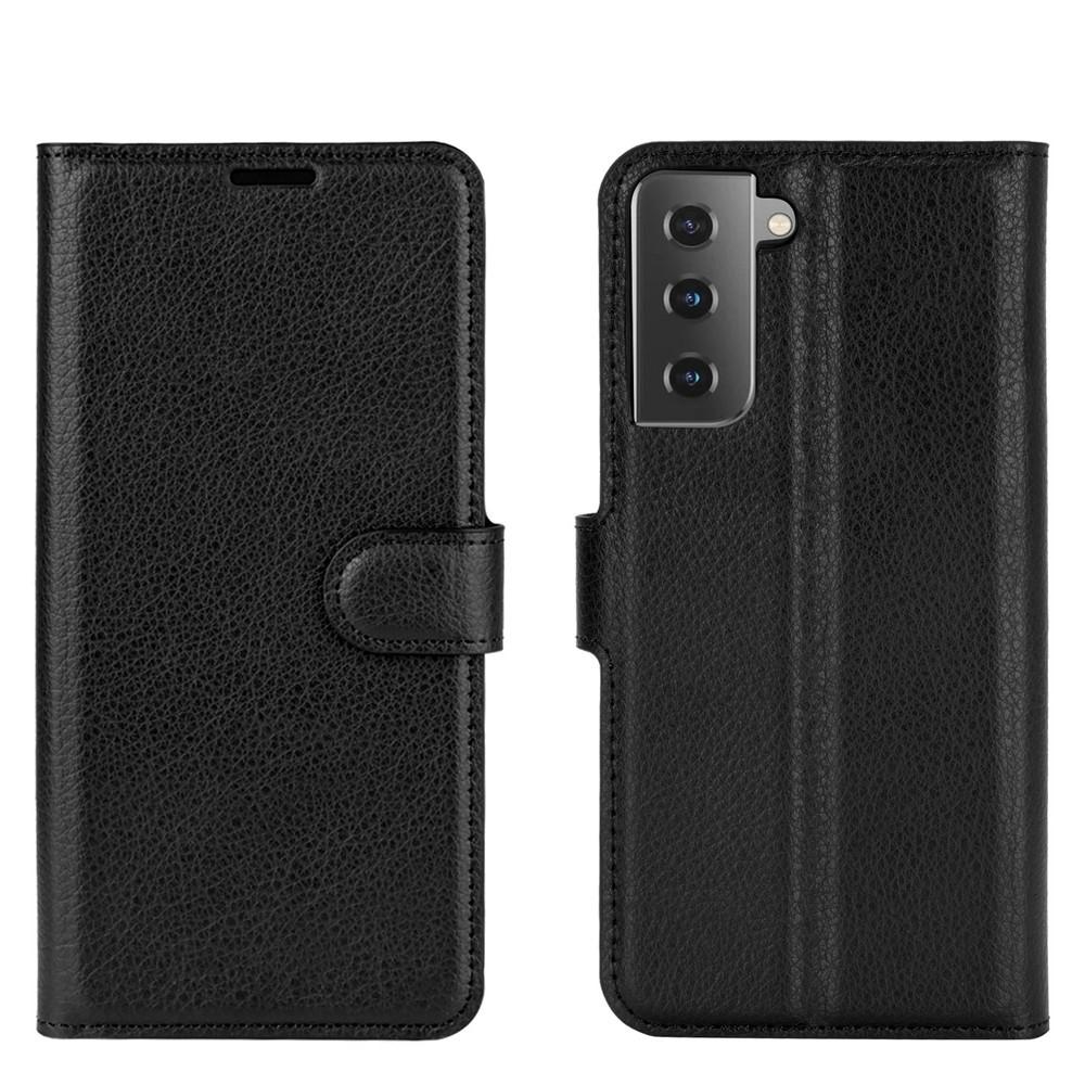 Coque portefeuille Samsung Galaxy S21, Noir