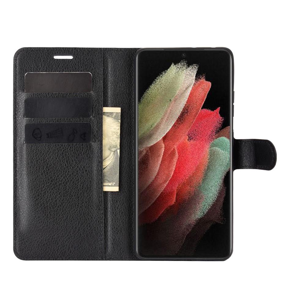 Coque portefeuille Samsung Galaxy S21 Ultra, Noir