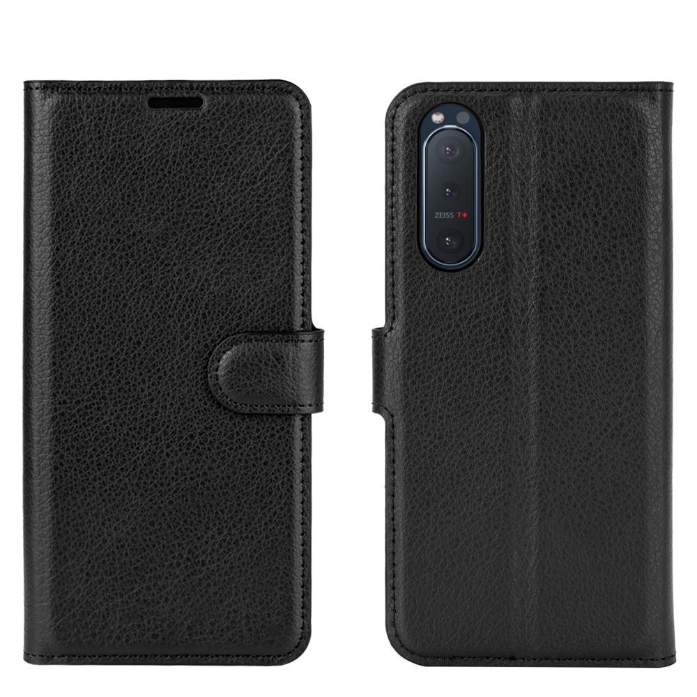 Coque portefeuille Sony Xperia 5 II, Noir