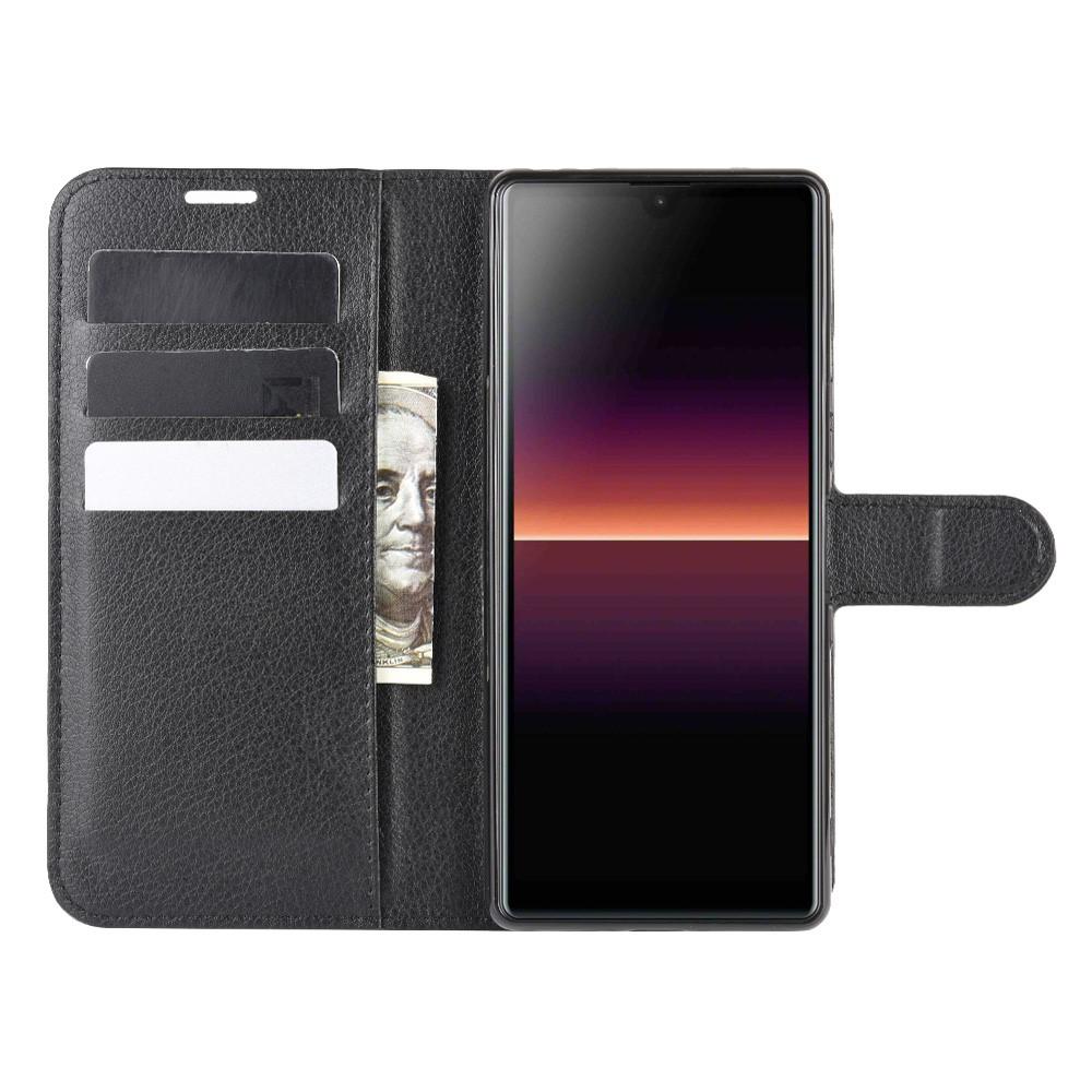 Coque portefeuille Sony Xperia L4, Noir