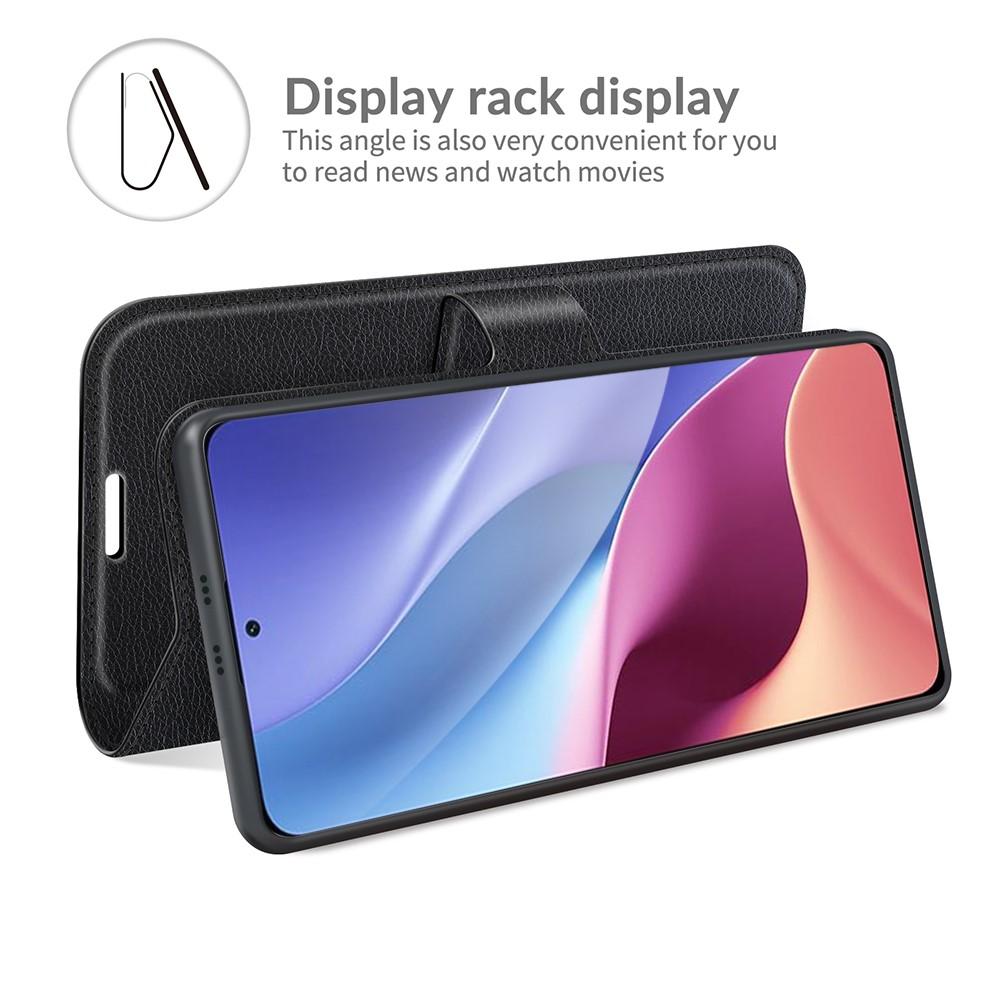 Coque portefeuille Xiaomi Mi 11i, Noir