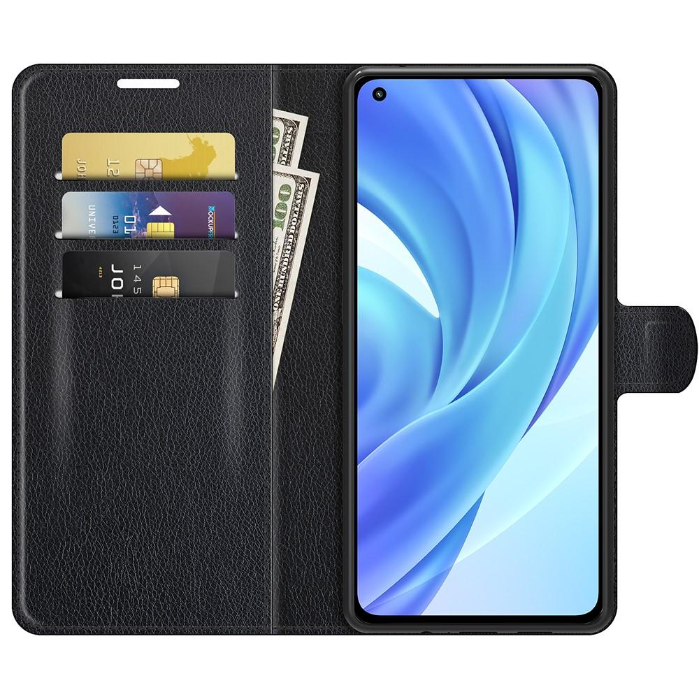 Coque portefeuille Xiaomi Mi 11 Lite 5G, Noir