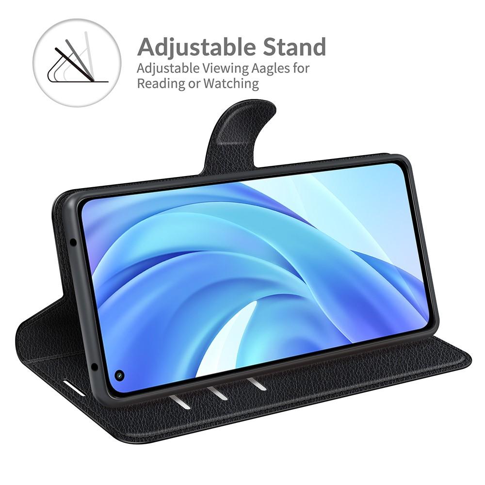 Coque portefeuille Xiaomi Mi 11 Lite 5G, Noir