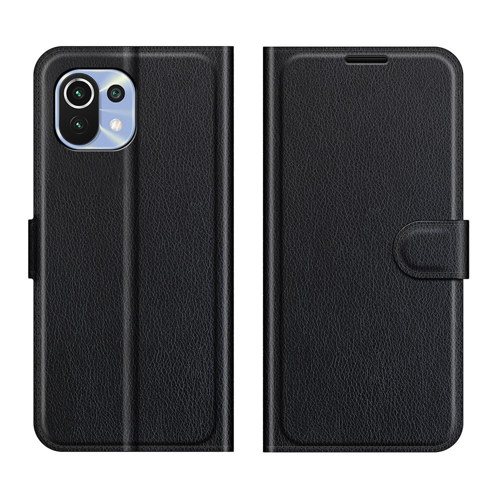 Coque portefeuille Xiaomi Mi 11 Lite 5G, Noir