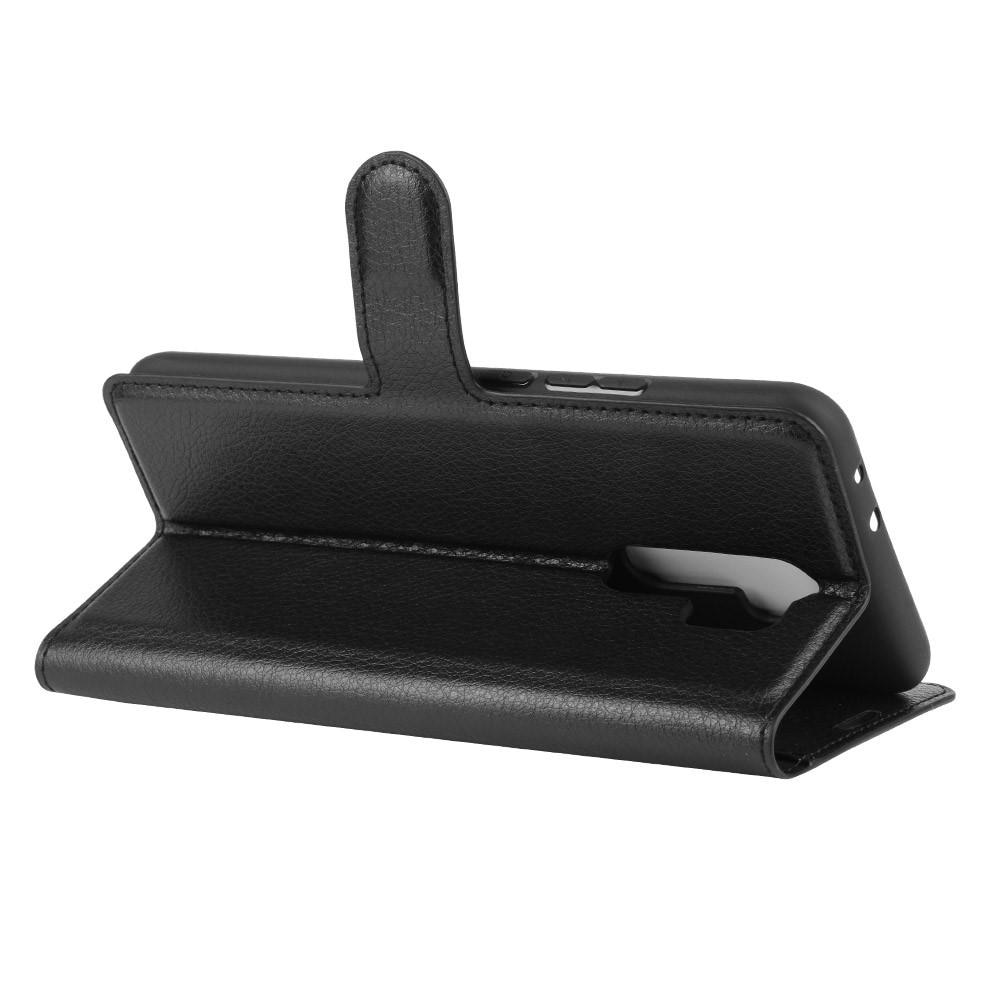 Coque portefeuille Xiaomi Redmi 9, Noir