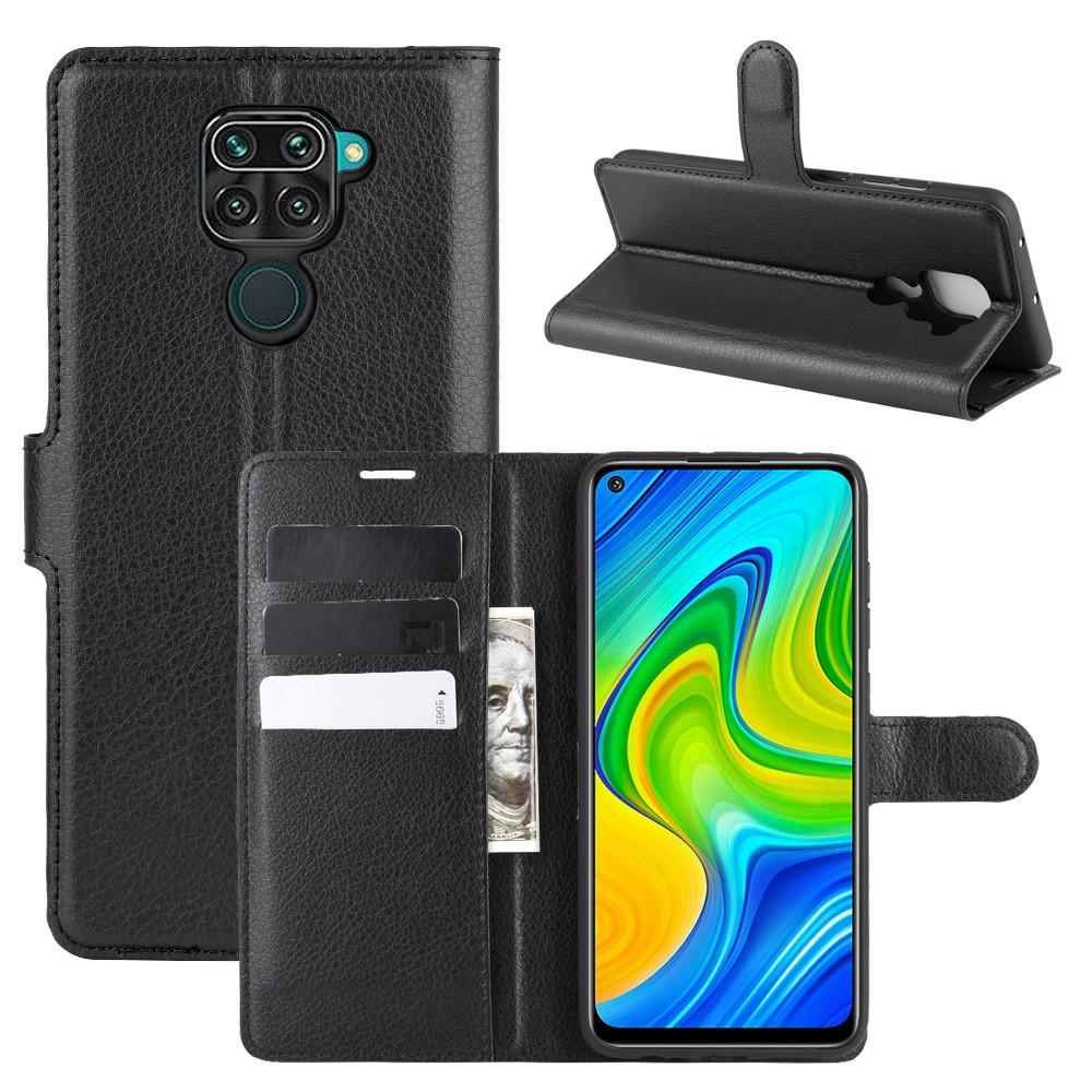 Coque portefeuille Xiaomi Redmi Note 9 Noir