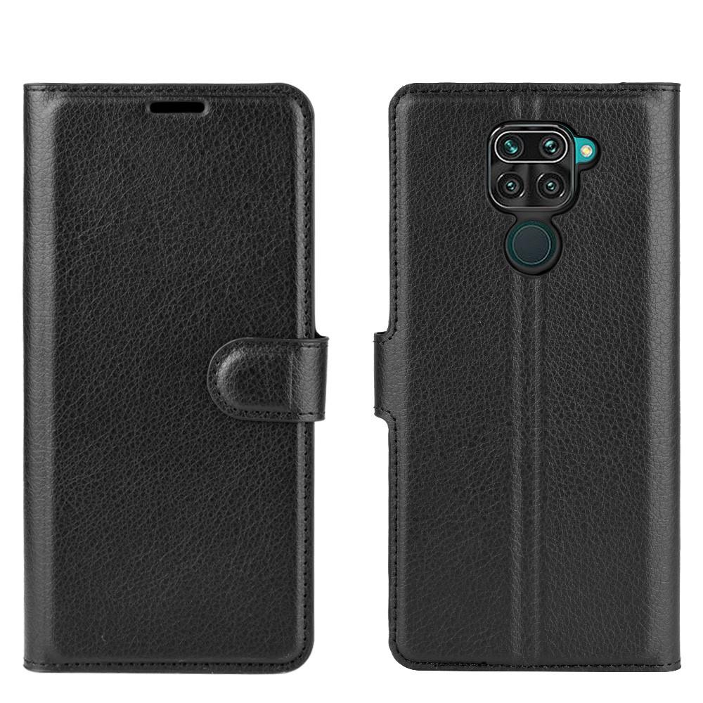 Coque portefeuille Xiaomi Redmi Note 9, Noir