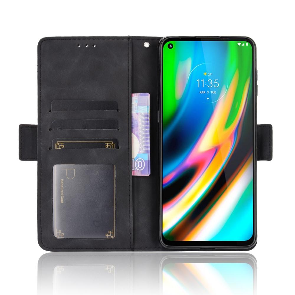 Étui portefeuille Multi Motorola Moto G9 Plus Noir