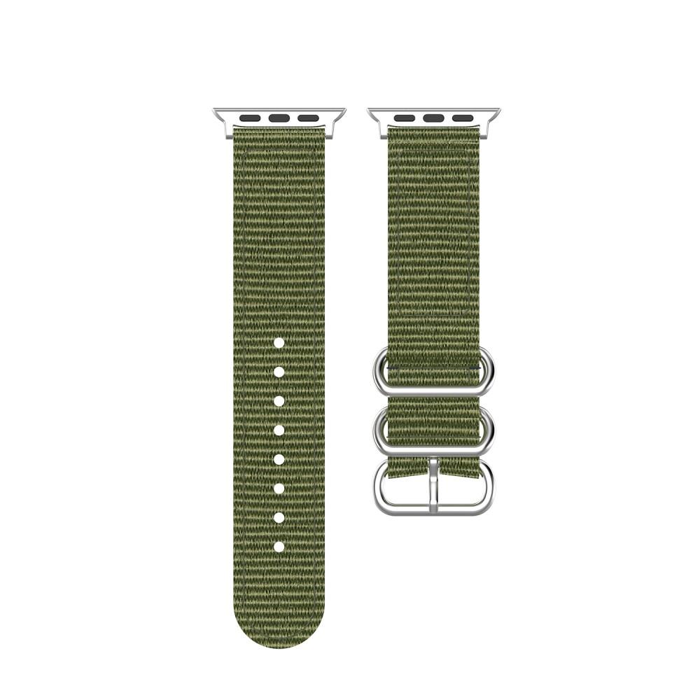 Bracelet Nato Apple Watch 45mm Series 8 Vert