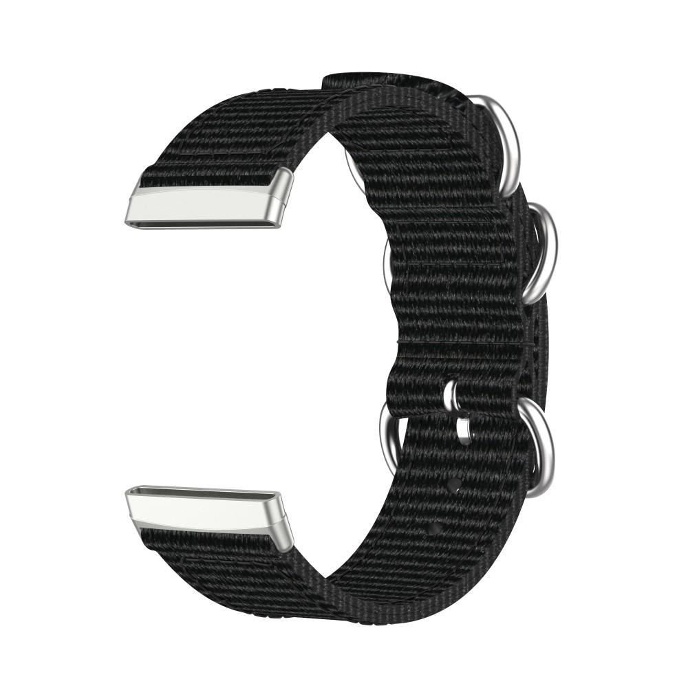 Bracelet Nato Fitbit Versa 3/Sense Noir
