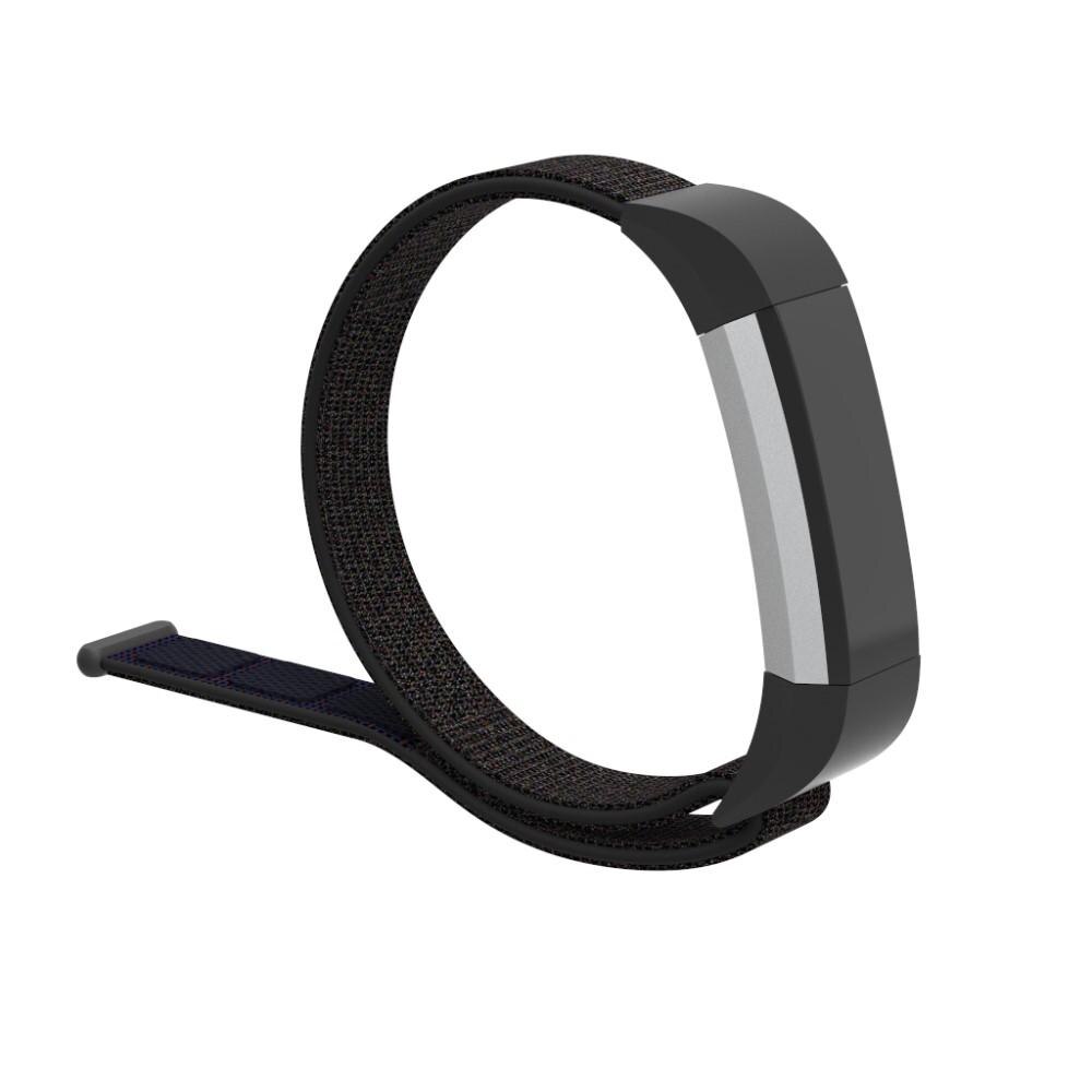 Bracelet en nylon Fitbit Alta HR/Alta, Noir