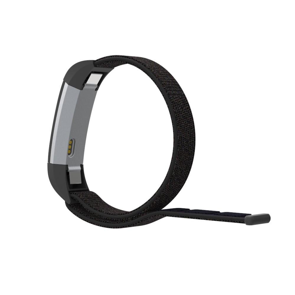 Bracelet en nylon Fitbit Alta HR/Alta, Noir