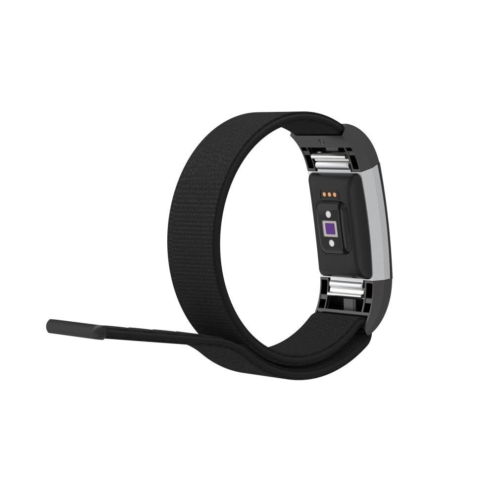 Bracelet en nylon Fitbit Charge 2, Noir