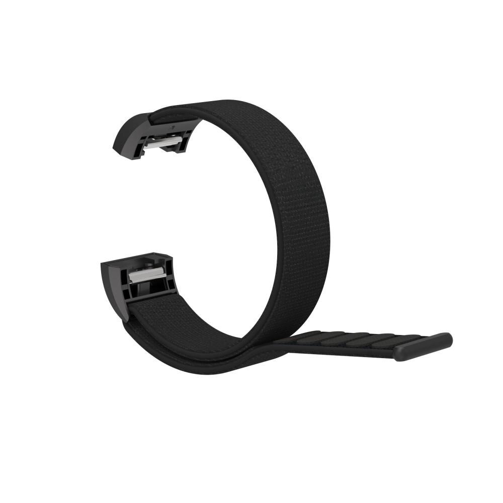 Bracelet en nylon Fitbit Charge 2, Noir