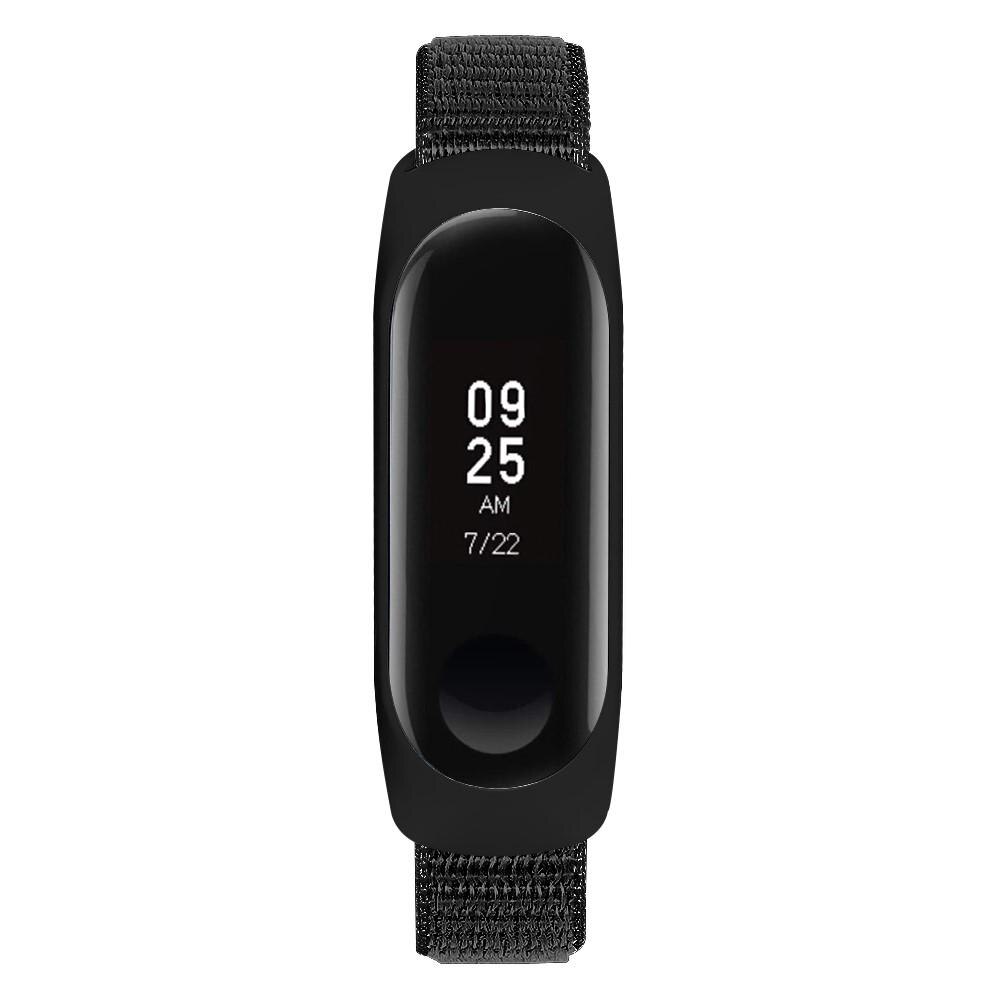 Bracelet en nylon Xiaomi Mi Band 3/4 Noir