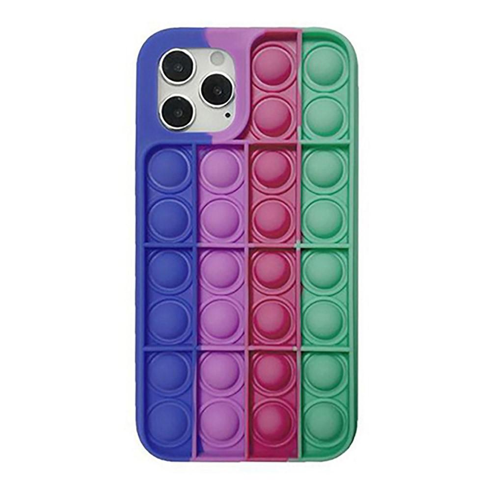 Coque Pop It iPhone 12/12 Pro Arc-en-ciel