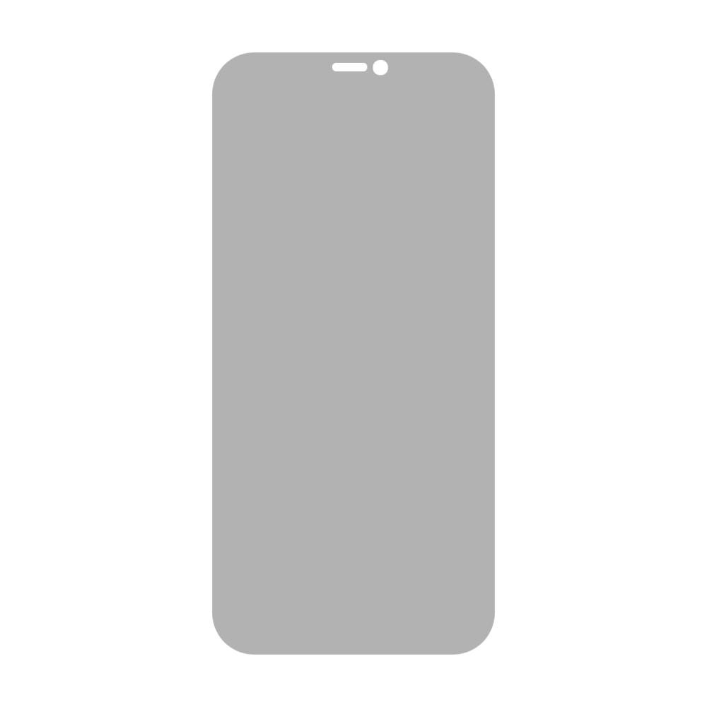 Protecteur d'écran de confidentialité en verre trempé iPhone 12 Mini Noir