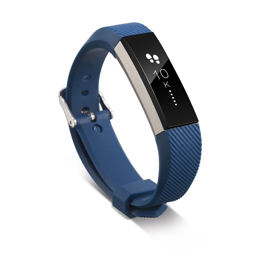 Bracelet en silicone pour Fitbit Alta/Alta HR, bleu