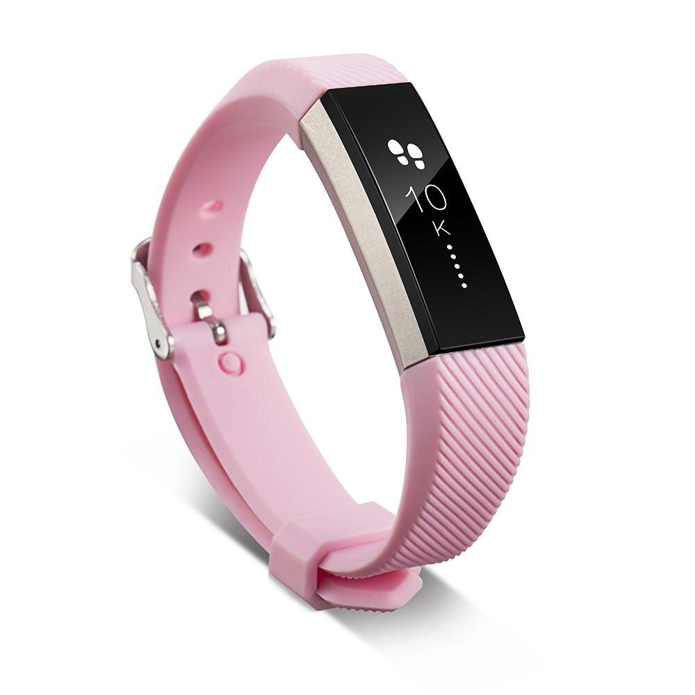 Bracelet en silicone pour Fitbit Alta/Alta HR, rose