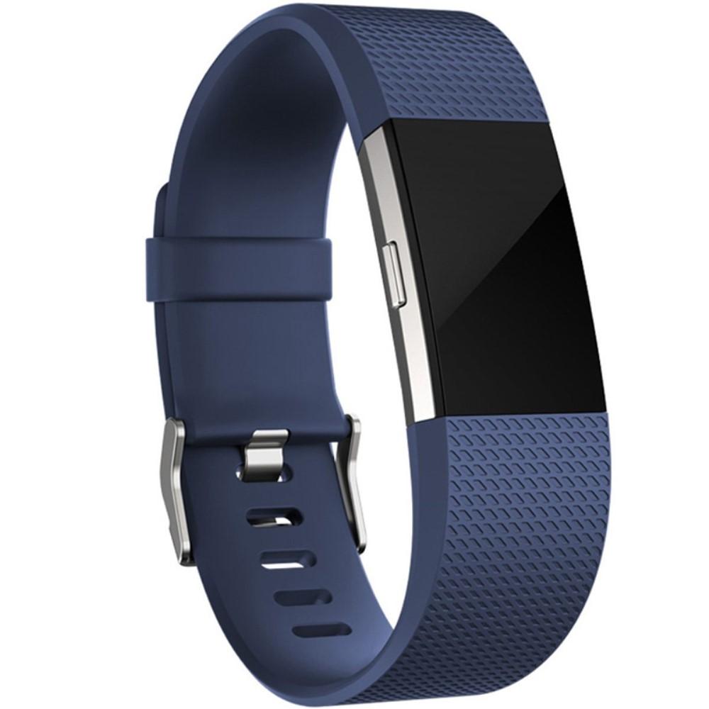 Bracelet en silicone pour Fitbit Charge 2, Bleu
