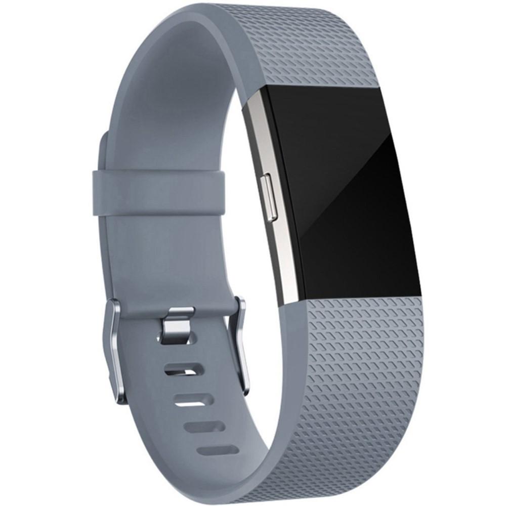 Bracelet en silicone pour Fitbit Charge 2, gris