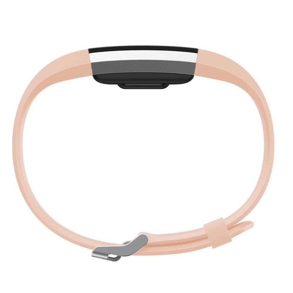 Bracelet en silicone pour Fitbit Charge 2, rose