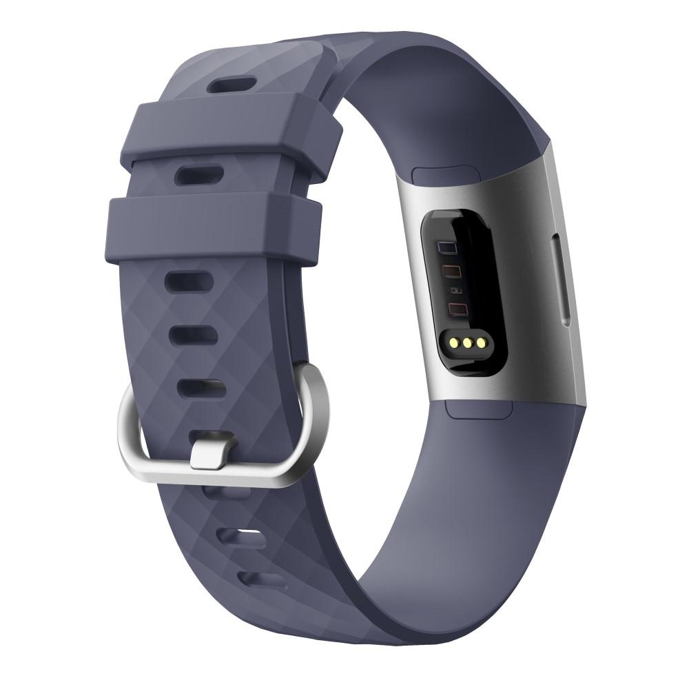 Bracelet en silicone pour Fitbit Charge 3/4, violet