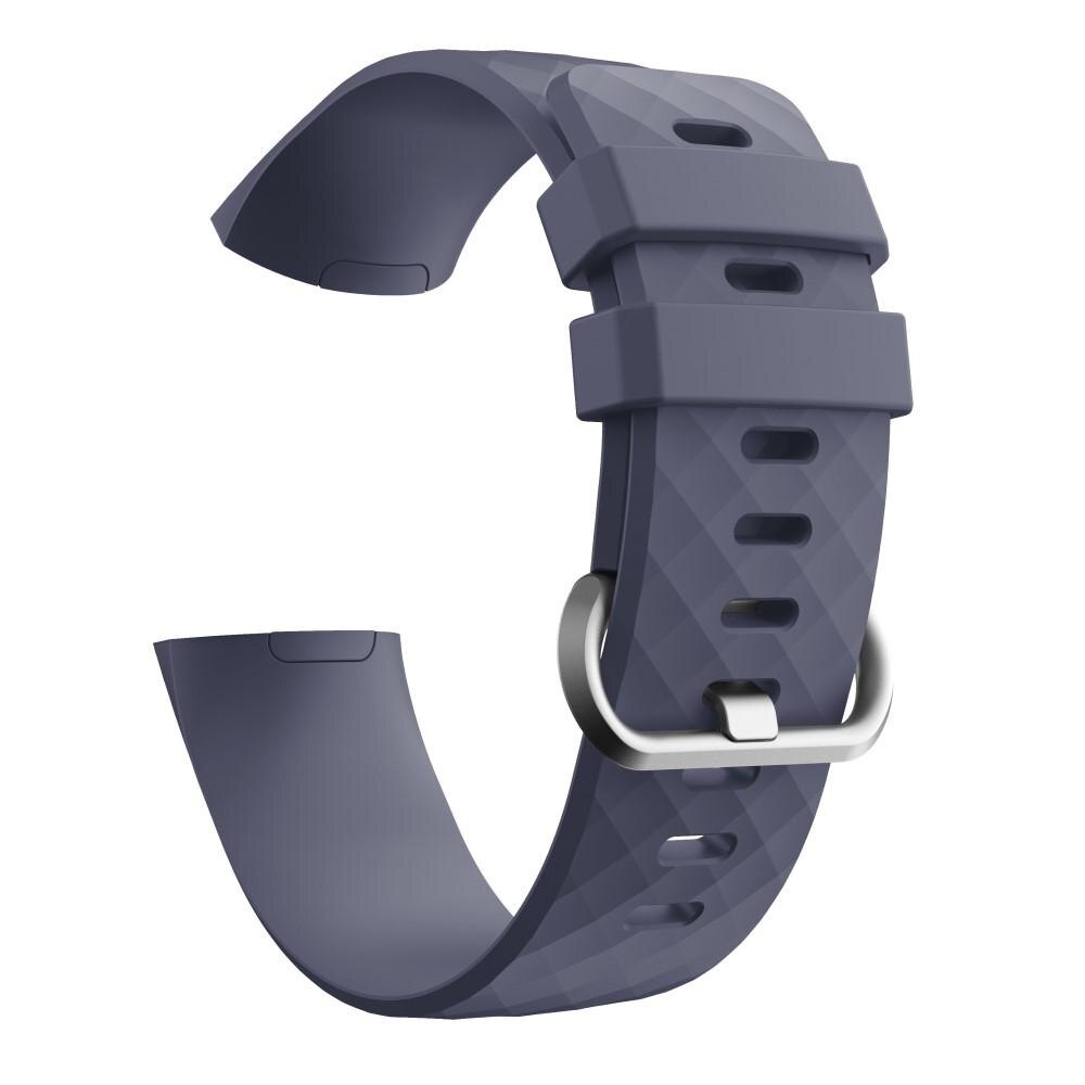 Bracelet en silicone pour Fitbit Charge 3/4, violet