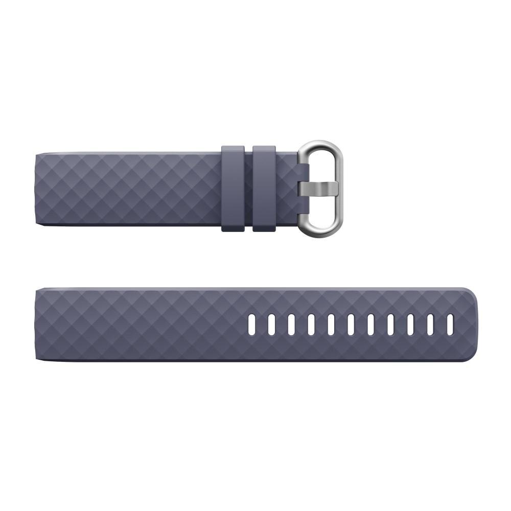 Bracelet en silicone pour Fitbit Charge 3/Charge 4, Violet