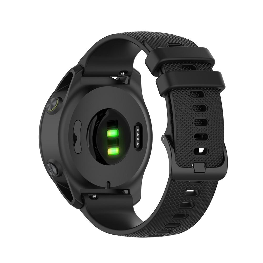 Bracelet en silicone pour Garmin Forerunner 745, Noir