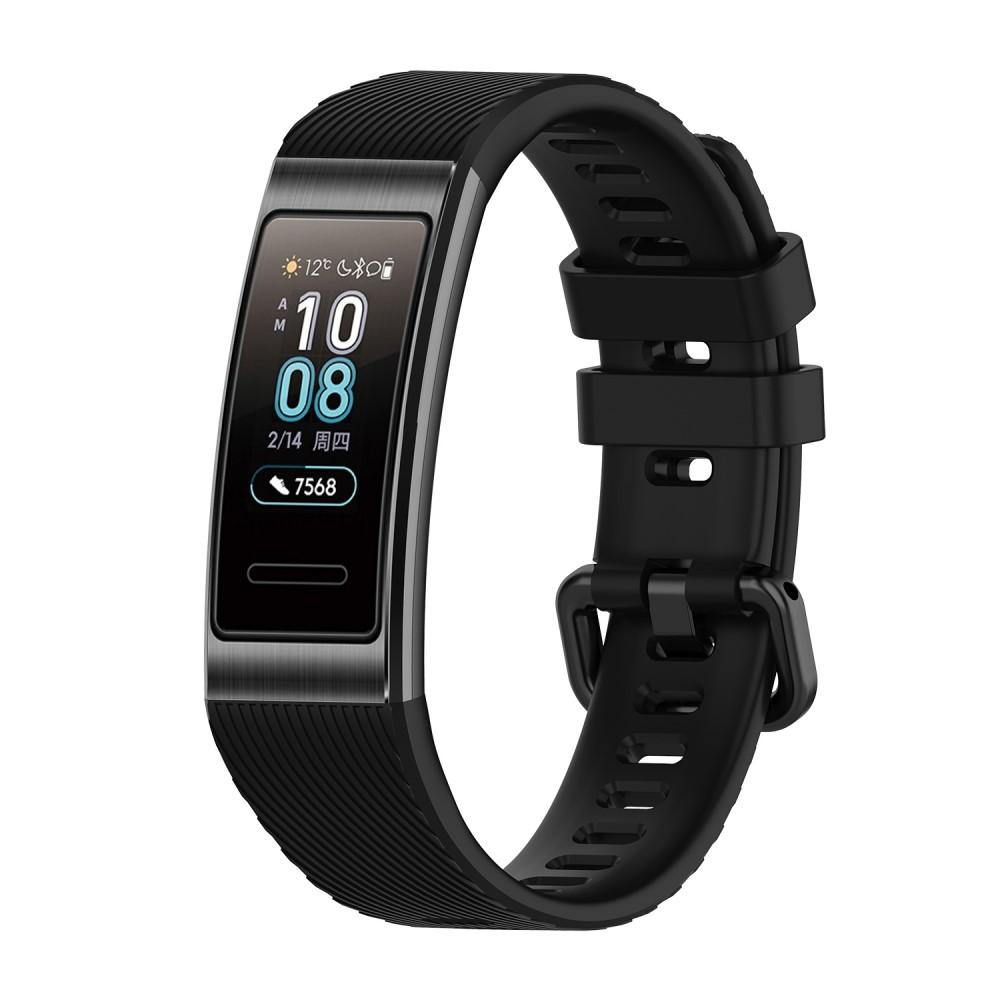 Bracelet en silicone pour Huawei Band 3/3 Pro, noir