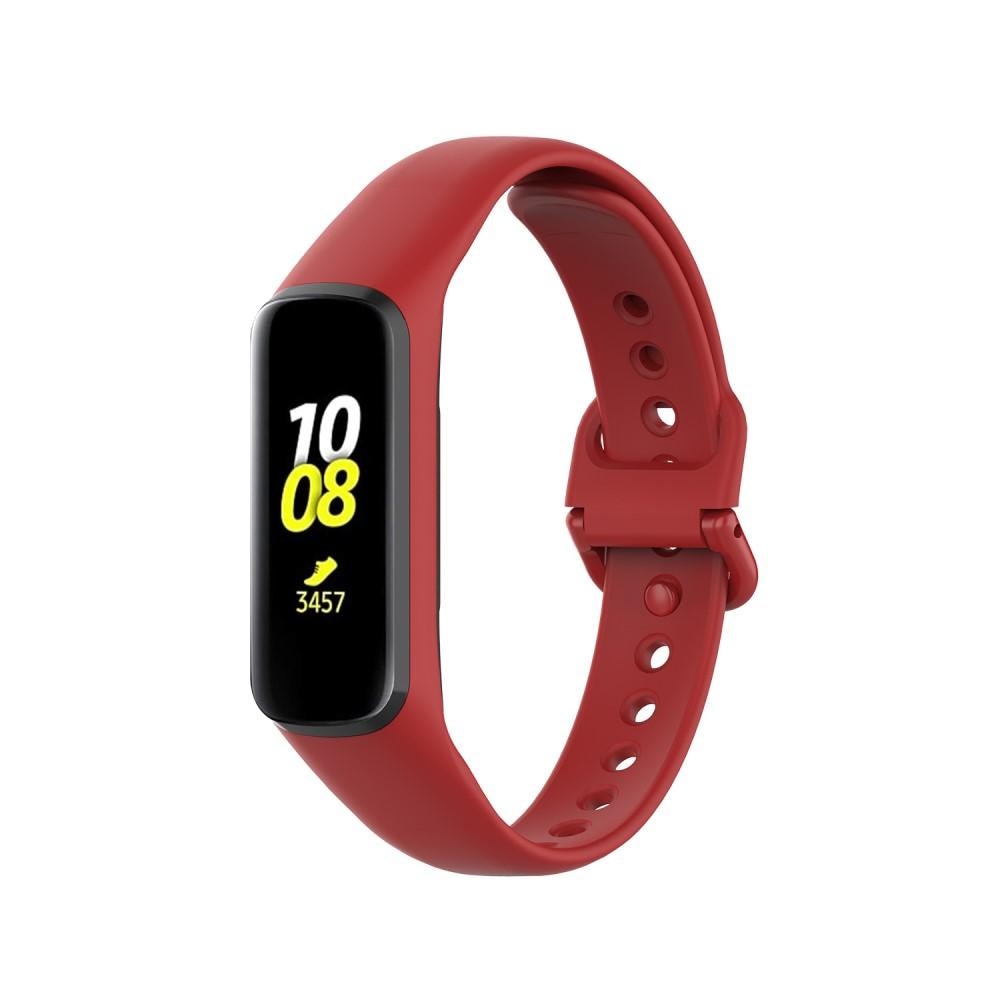 Bracelet en silicone pour Samsung Galaxy Fit 2, rouge