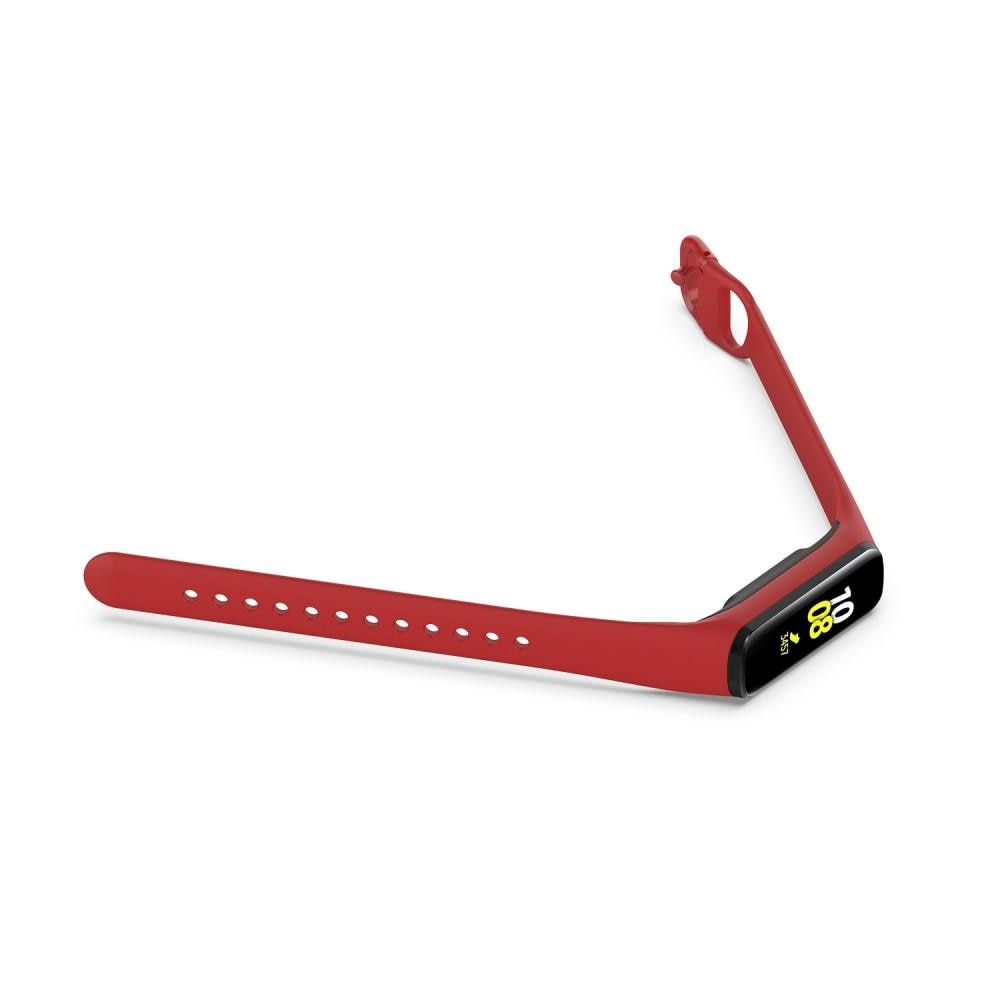 Bracelet en silicone pour Samsung Galaxy Fit 2, rouge