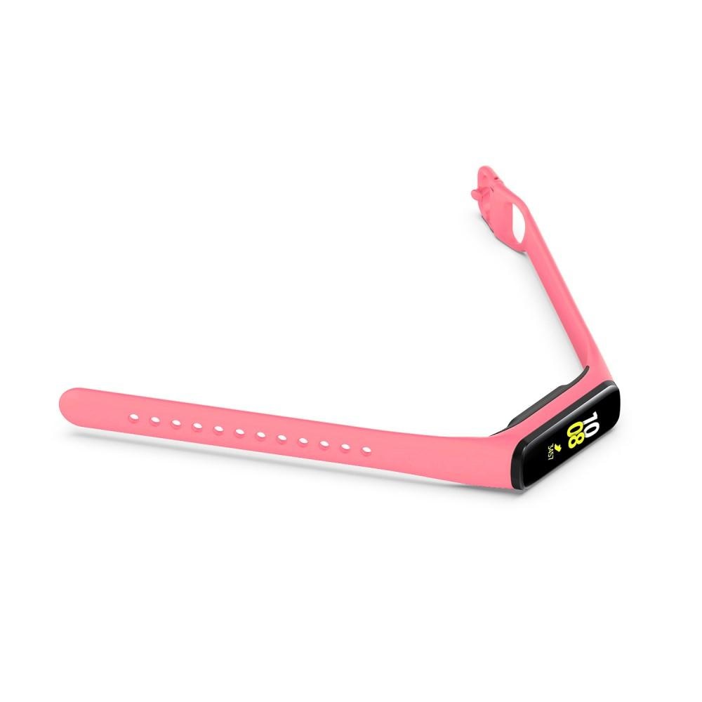 Bracelet en silicone pour Samsung Galaxy Fit 2, rose