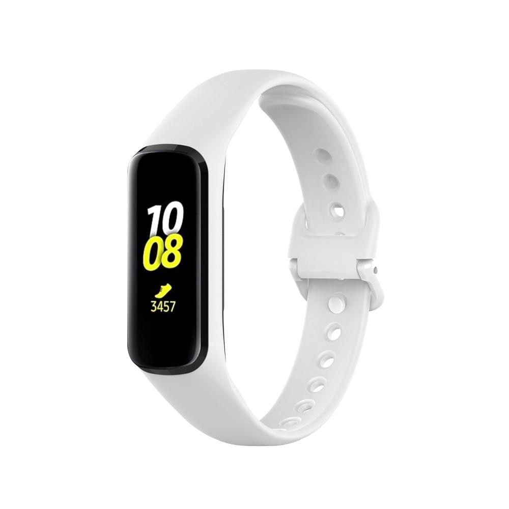 Bracelet en silicone pour Samsung Galaxy Fit 2, blanc