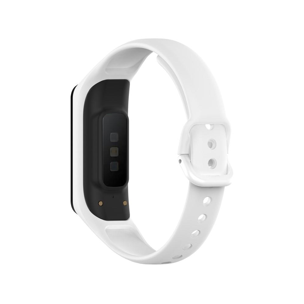 Bracelet en silicone pour Samsung Galaxy Fit 2, blanc