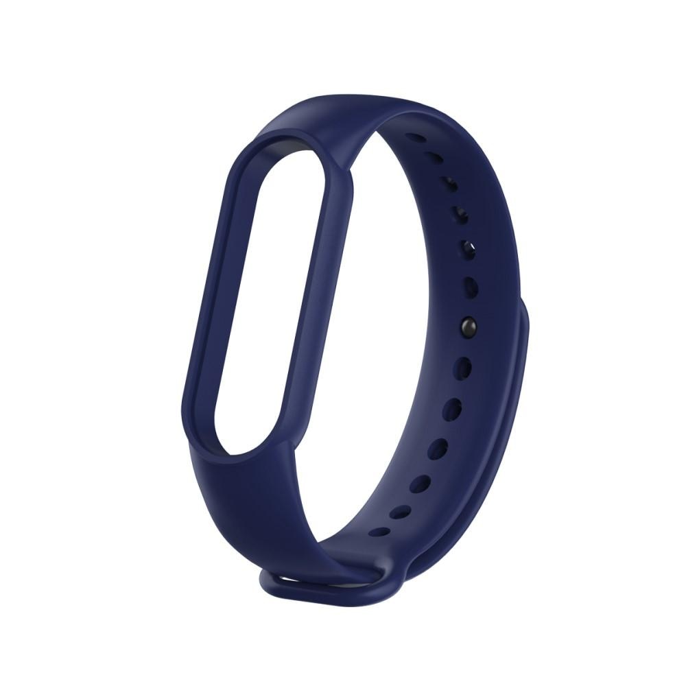 Bracelet en silicone pour Xiaomi Mi Band 5/6, bleu