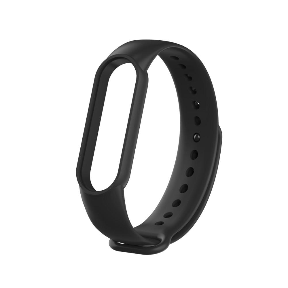 Bracelet en silicone pour Xiaomi Mi Band 5/6, noir