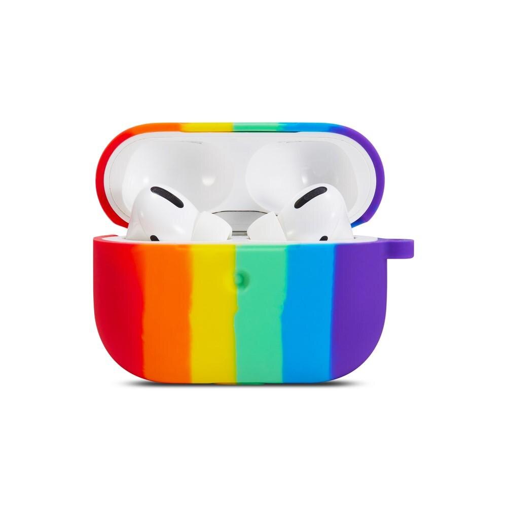 Coque en silicone AirPods Pro Rainbow